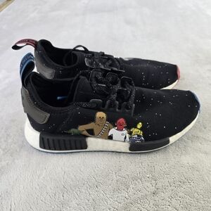 ADIDAS NMD R1 J STAR WARS BLACK / WHITE FX6503 Sz 6